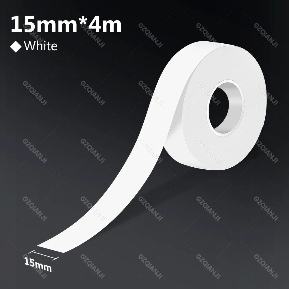 Portable Mini Labeling Printer Marklife P12 Thermal Adhesive Sticker Pocket Label Maker or 1Roll Spacer/Continues Label Paper
