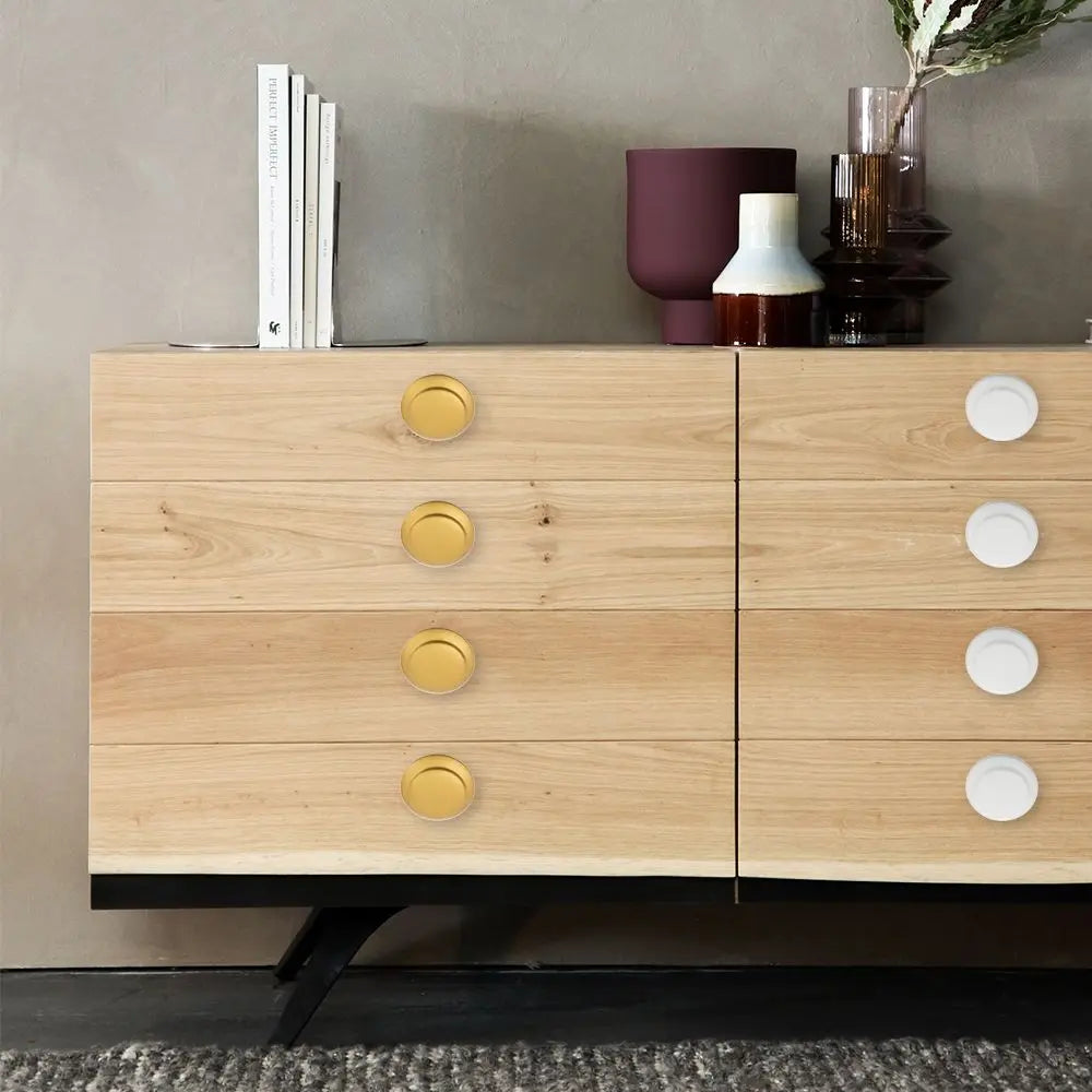 2pcs/lot Kitchen Cupboard Round Shape Furniture Fitting Cabinet Cabinet Pulls Wardrobe Pulls Drawer Knob Door Handle