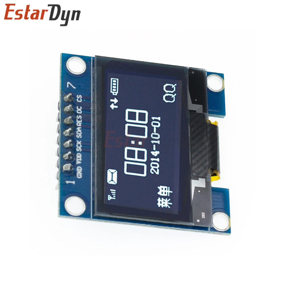1.3" OLED LCD Display Module SH1106 128X64 IIC I2C SPI White/Blue Color Screen Breakout Board for