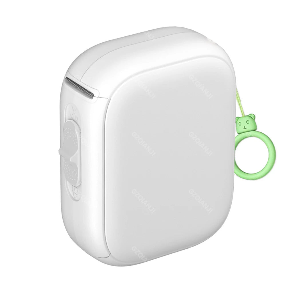 Portable Mini Labeling Printer Marklife P12 Thermal Adhesive Sticker Pocket Label Maker or 1Roll Spacer/Continues Label Paper