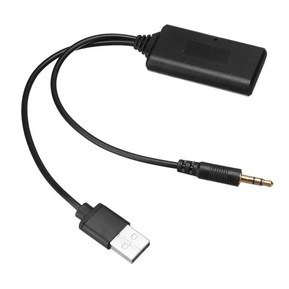 High Quality Universal Car 5V bluetooth Module Adapter Stereo Cable AUX-IN 3.5MM Jack Wireless Radio Adapter Aux USB