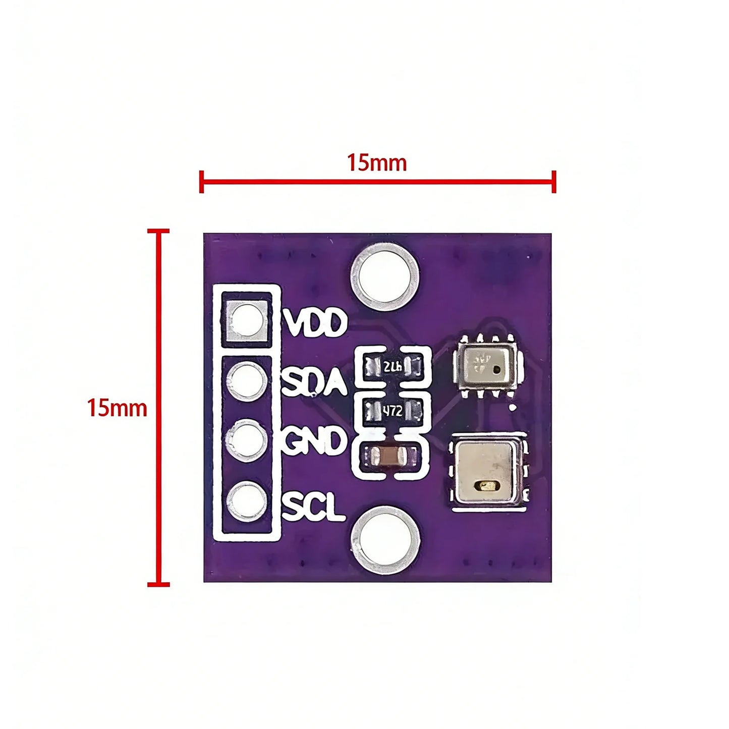 AHT20+BMP280 Temperature Humidity Air Pressure Sensor Module High-Precision I2C 2-5V for Arduino Raspberry Pi