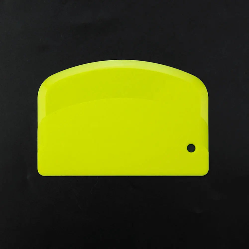 Silicone World Dough Scraper Cream Spatula Plastic Cutting Knife  for Flour Pastries and Cakes Baking Tool Kitchen Accessories