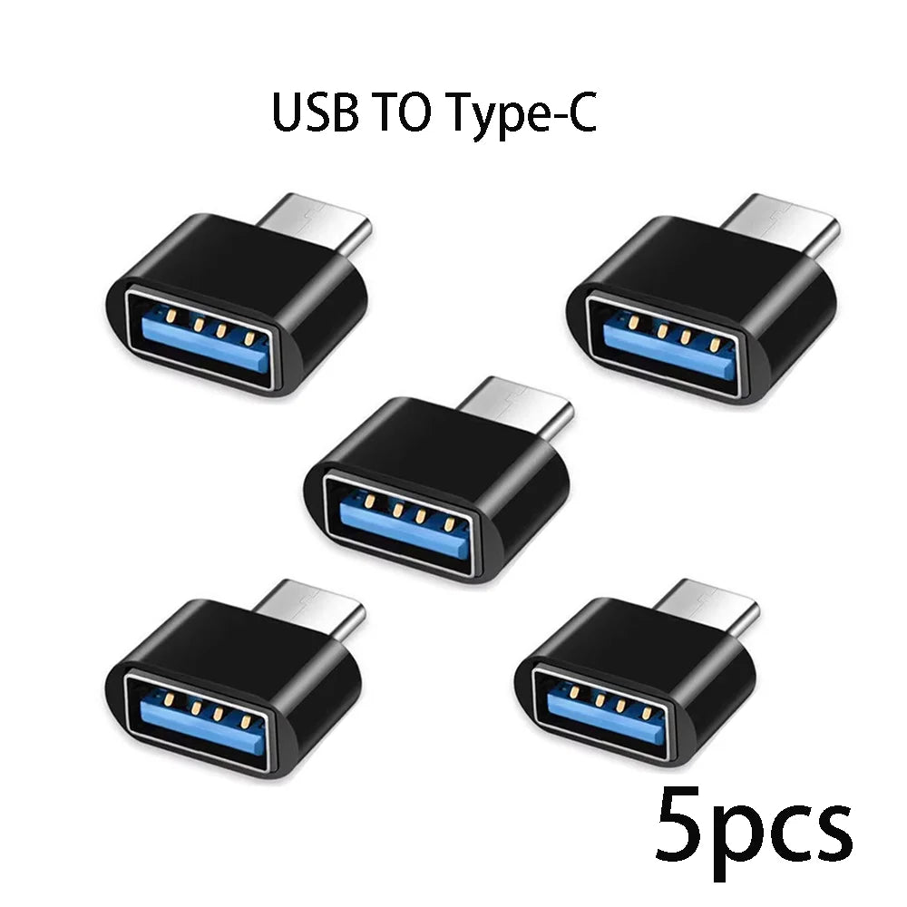 Mini Type-C  to USB Adapter 3.0 USB-C  Male OTG A Female Data Connector For MacBook ProiPadMini 6/ProMacBookAirType CDevice