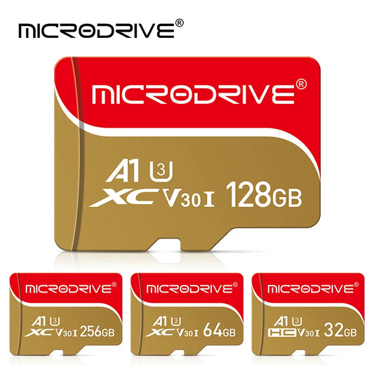 Class 10 Micro Memory Card, Mini SD Flash Card, TF Card, 128GB, 64GB, 32GB, 16GB, 256GB, For Smartphone PC
