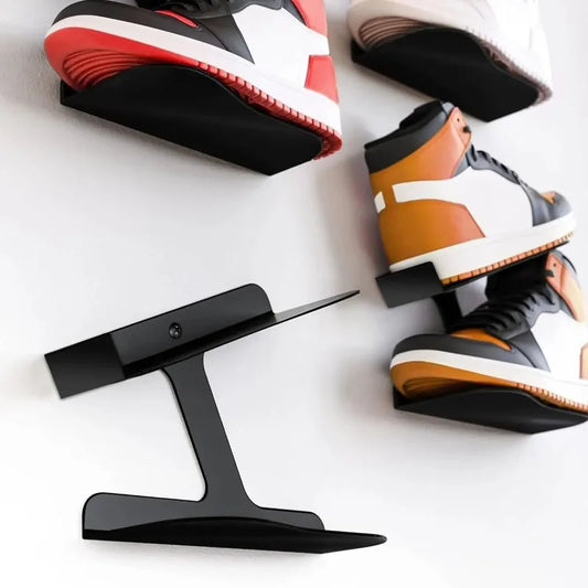 H-shaped Shoe Rack Wall Mounted Floating Shoe Display Shelves Sneaker Holders for Shoe Collectors Advertising Exhibition