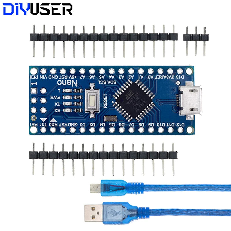 Mini / Type-C / Micro USB Nano 3.0 With the bootloader compatible Nano controller for arduino CH340 USB driver 16Mhz ATMEGA328P