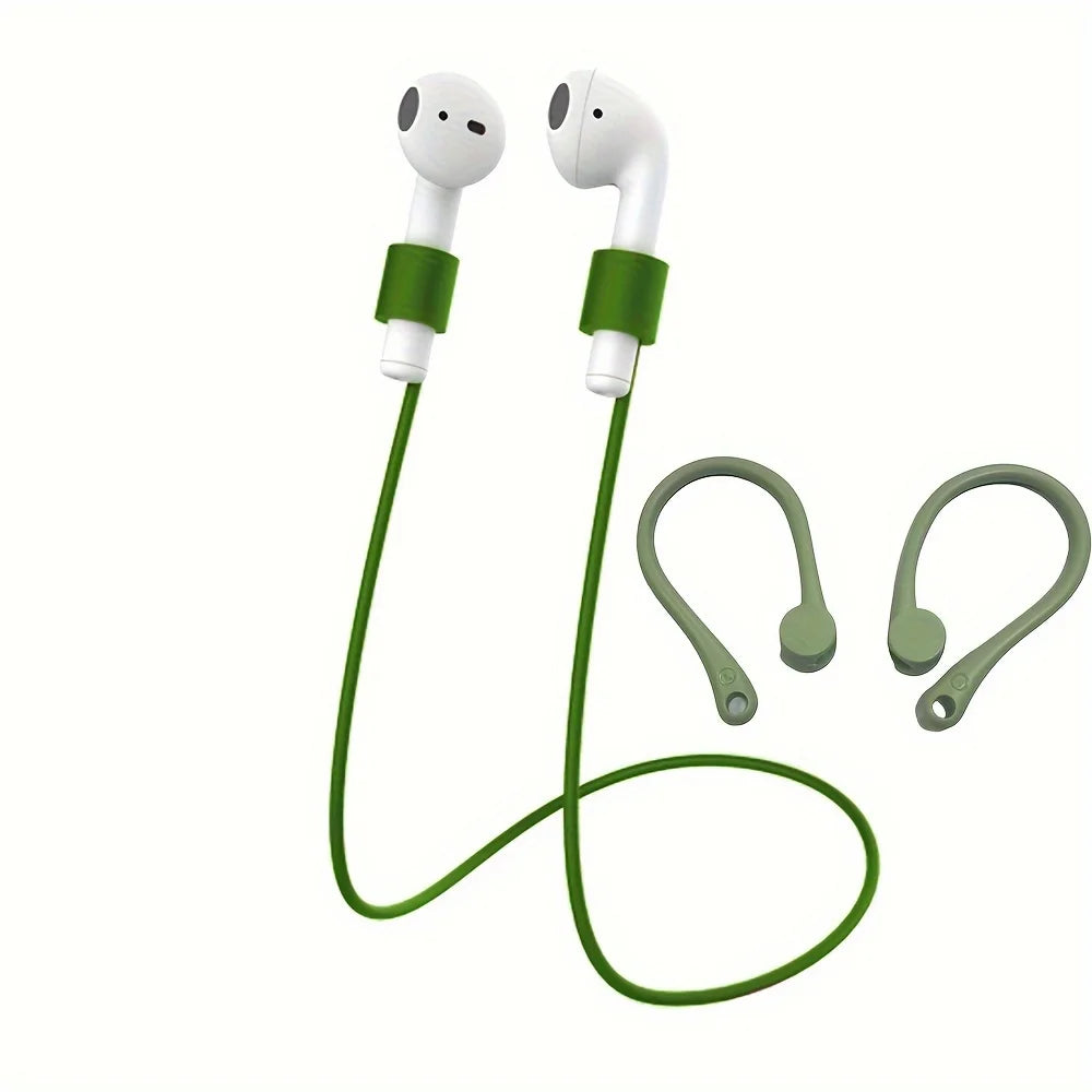 Suitable For Wireless Earphones Anti-lost Rope Silicone Anti-lost Lanyard For Airpods Earphones.