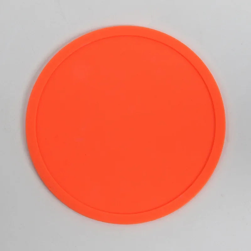 3.9 inches Anti-slip Silicone Coasters Heat Resistant Tea Cup Mat Lots Drink Coffee Mug Glass Beverage Holder Pad Kitchen Tool