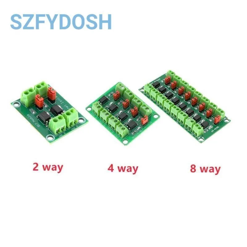 PC817 2 4 8 Channel Optocoupler Isolation Board Voltage Converter Adapter Module 3.6-30V Driver Photoelectric Isolated Module