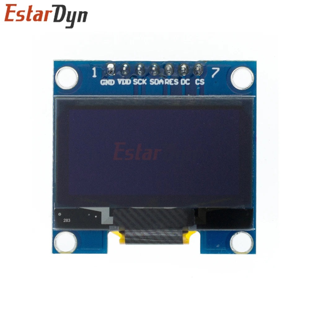 1.3" OLED LCD Display Module SH1106 128X64 IIC I2C SPI White/Blue Color Screen Breakout Board for