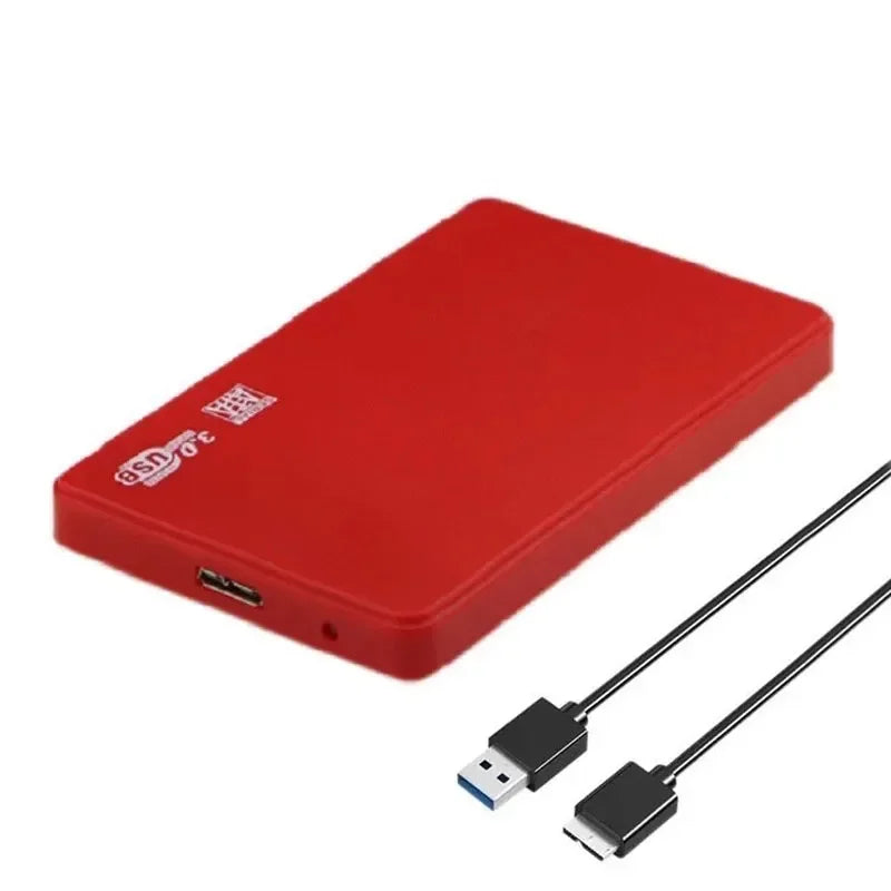 2.5" SATA to USB3.0 HDD Enclosure Mobile Hard Drive Cases for SSD External Storage HDD Box With USB3.0 Cable ABS for PC Laptop