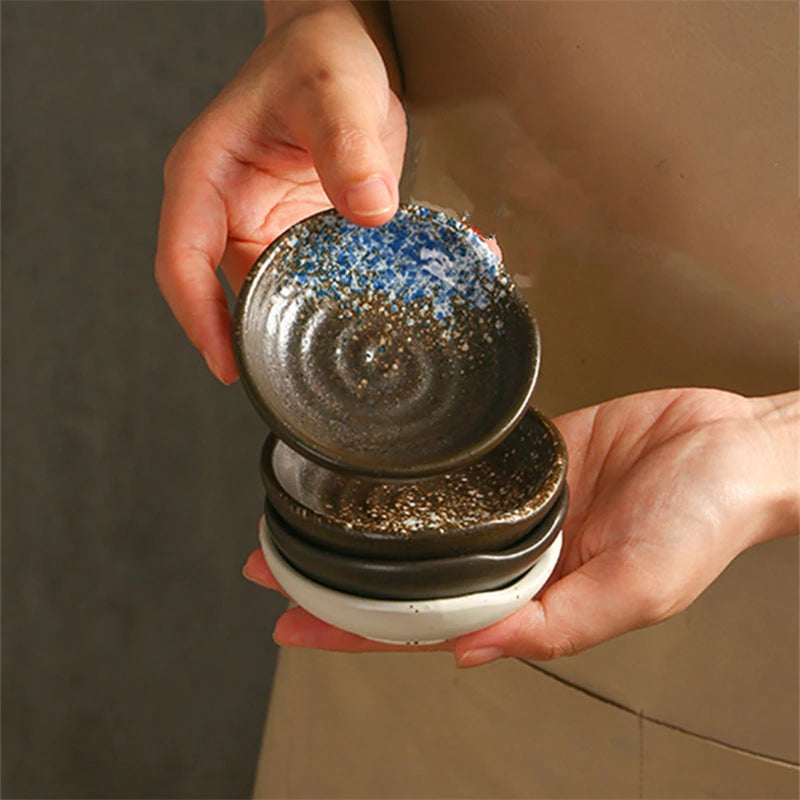 Sweet Ceramic Sauce Dishes Sushi Plate Tableware Japanese Style Spice Soy Vinegar Dessert Mini Sauce Bowl Porcelain Kitchen Supp
