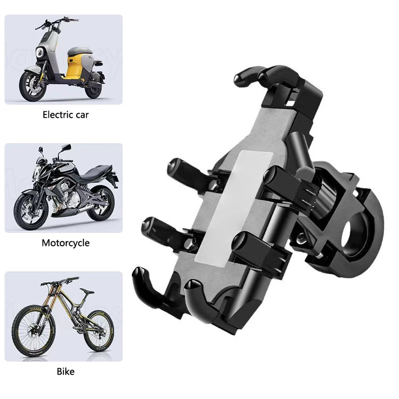 Motorcycle, Bicycle, Electric Vehicle Riding Mobile Phone Holder, Anti-shock And Anti-drop