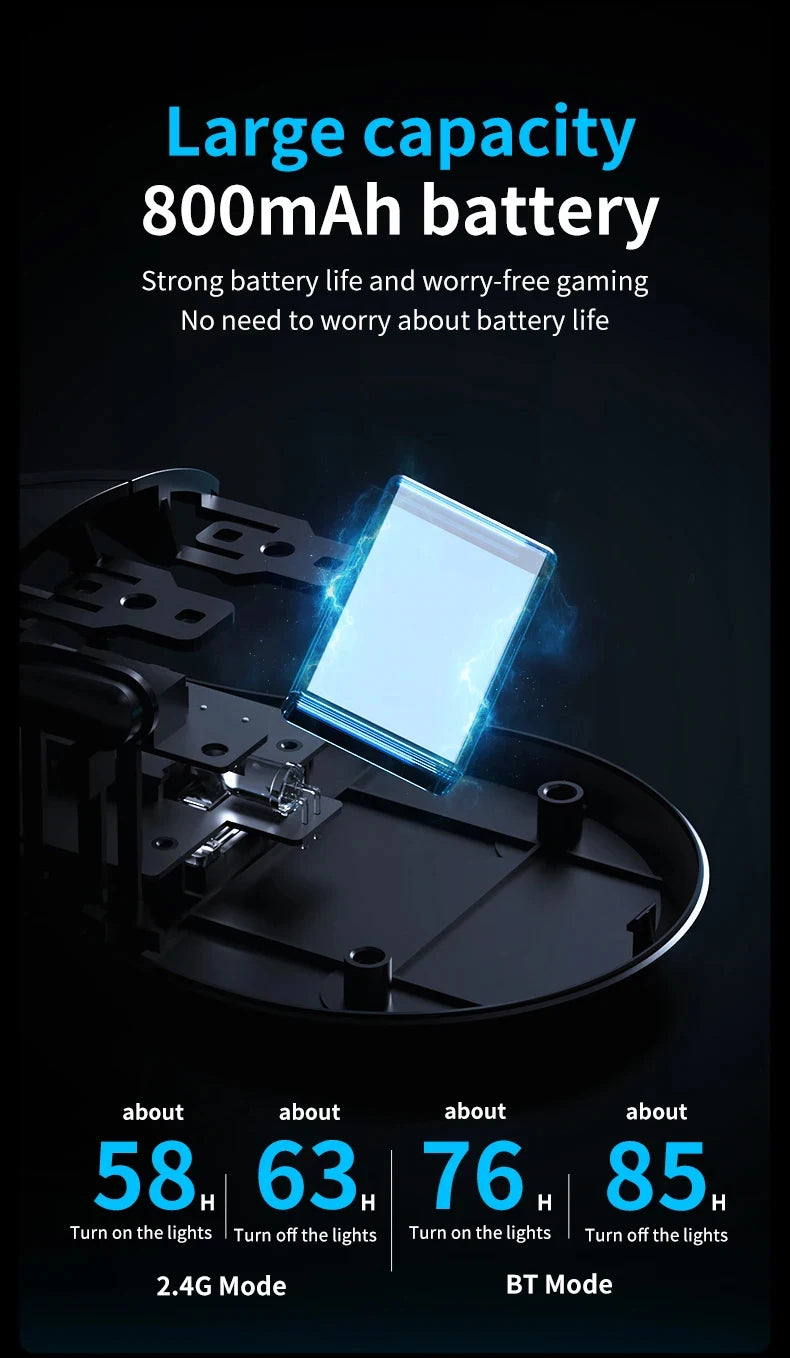 AJAZZ Wireless Gaming Mouse 3 Model With Magnetic Attraction Charging Base PAW3311 Sensor 12000 DPI For PC Laptop AJ179 V2/MAX