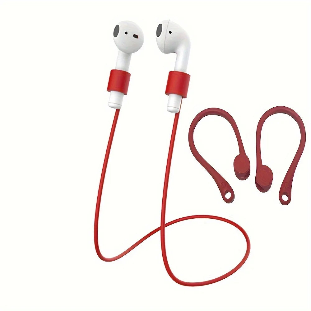 Suitable For Wireless Earphones Anti-lost Rope Silicone Anti-lost Lanyard For Airpods Earphones.