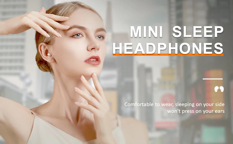 Wireless Bluetooth Headset Mini Ultra Small Sleep New Invisible Earbuds High Sound Quality Headphones Noise Reduction Earphones