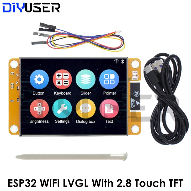 ESP32 LVGL WIFI&Bluetooth Development Board 2.8 " 240*320 Smart Display Screen 2.8inch LCD TFT Module With Touch