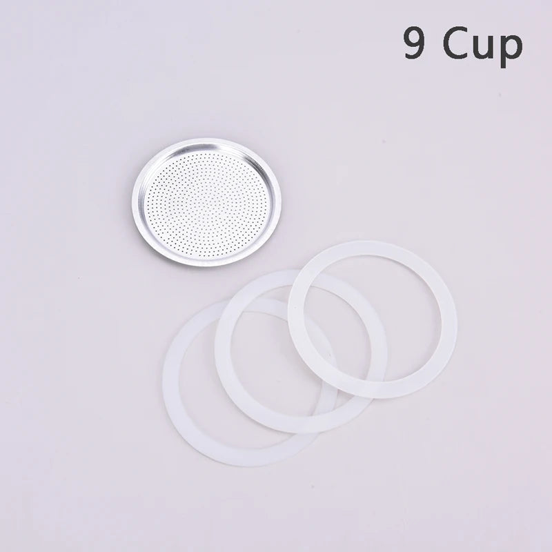 2 Pcs/lot Milky White Silicone Seal Ring Flexible Washer Gasket Ring Kitchen Coffee Parts Makers Accessories