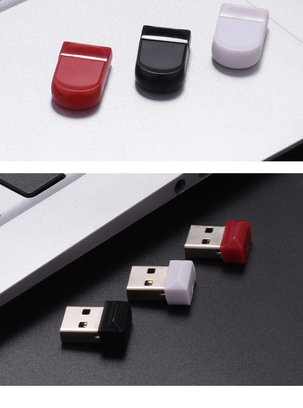 Black Mini Pen Drive 128GB High Speed Memory Stick Pen drive 64GB USB 2.0 Oval Flash Drive Convenient Business Gifts Key Chain
