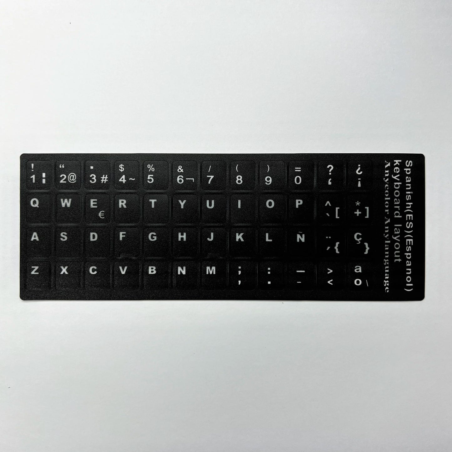 English Spanish Italian Korean French Deutsch Keyboard Stickers Frosted PVC Language Keyboard Sticker For Laptop Desktop PC