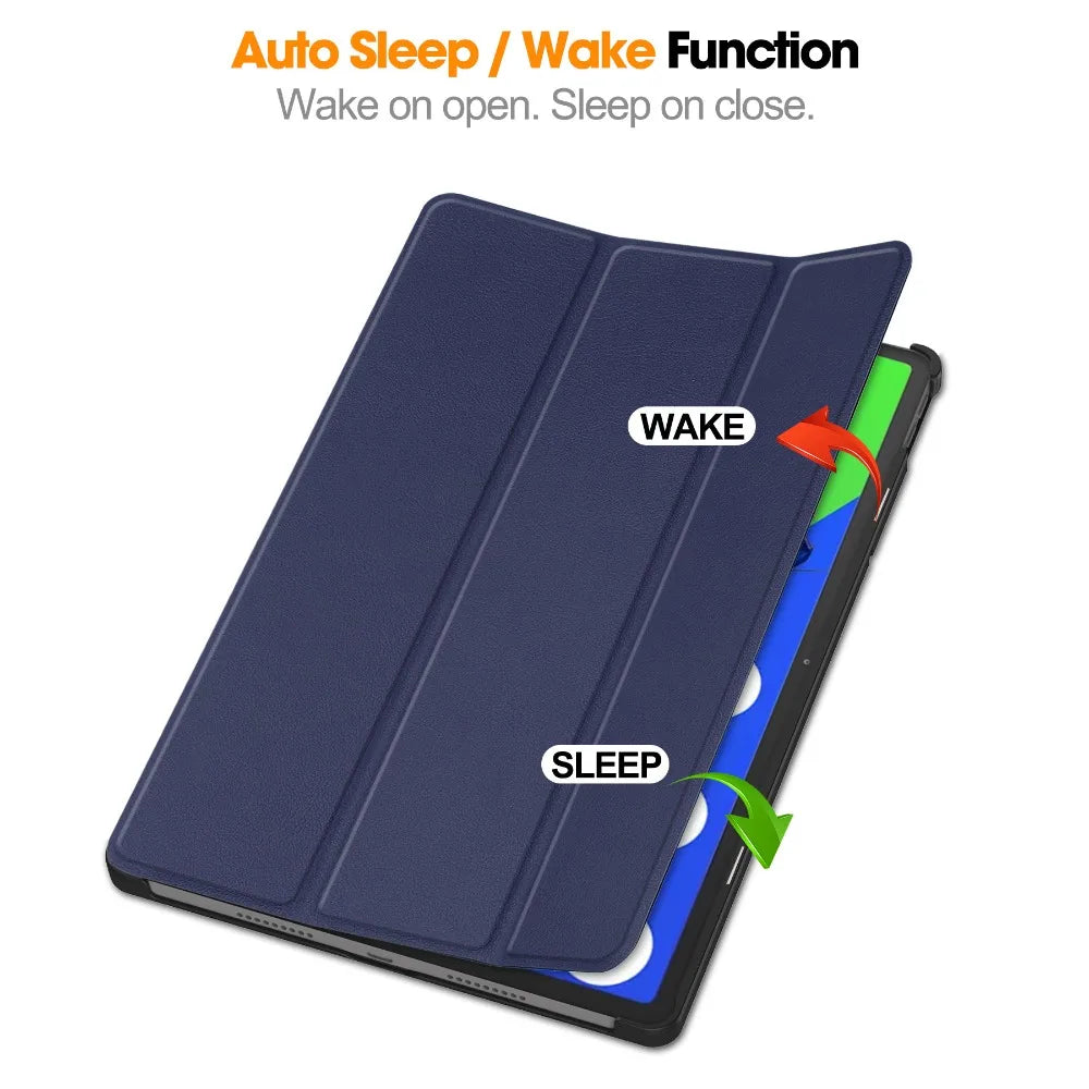 For Xiaoxin Pad Pro 12.7 2025 Tri-Folding Stand Smart Tablet Case for Lenovo XiaoxinPad Xiaoxin Pad Pro 12.7 2025 Cover funda