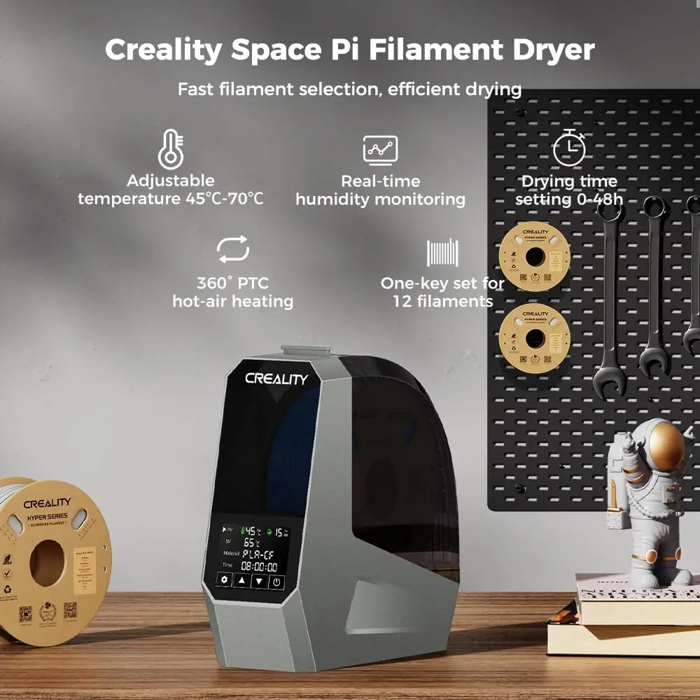New Creality Space Pi Filament Dryer Box Upgraded Filament Storage Dehydrator 1kg 3D Printer Filament Dryer Box Storage Holder