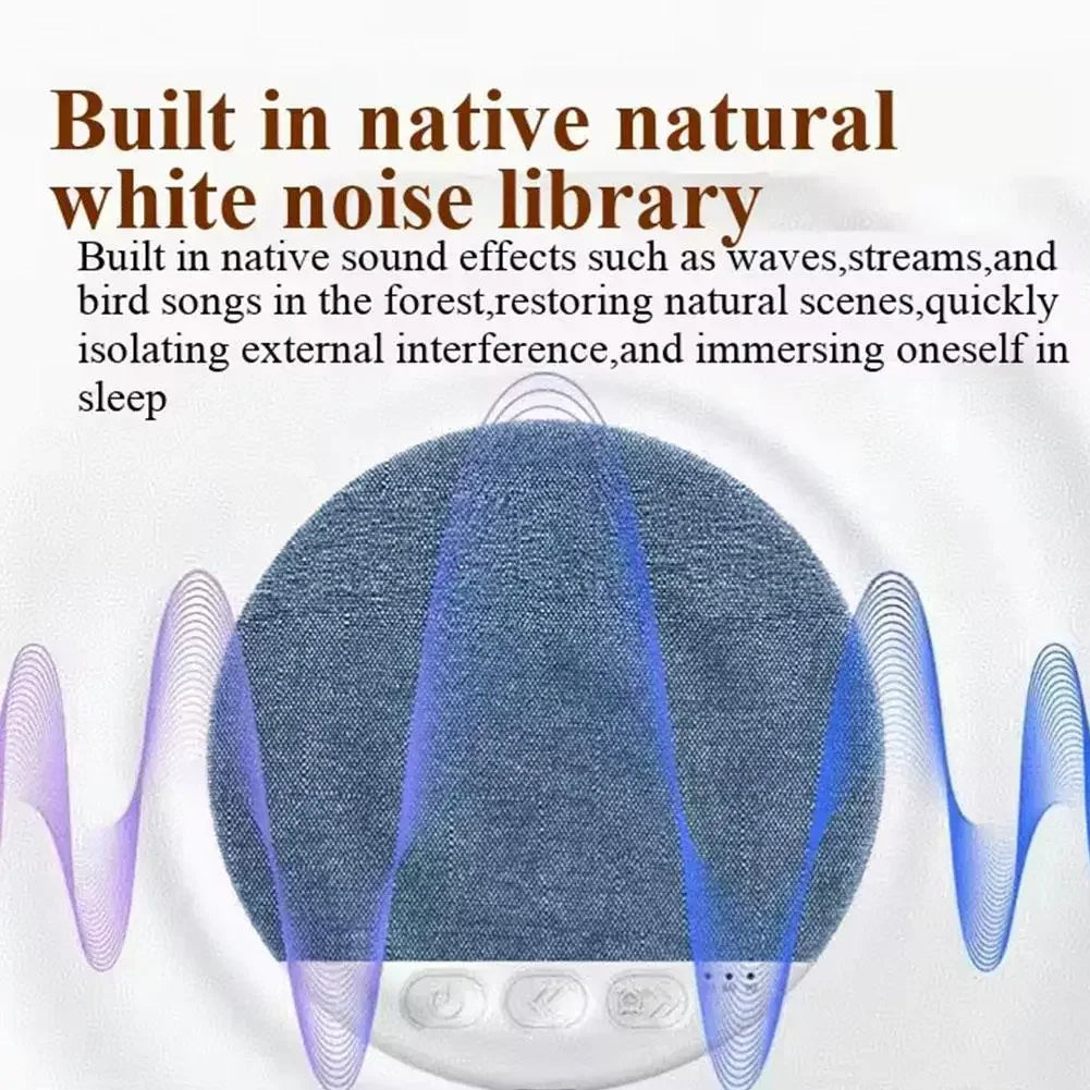 Mini Sleeping Bluetooth Speaker Nature Sound White Noise Soundbar Wireless MP3 Music Player Ultra Thin Timed Shutdown Audio Pla