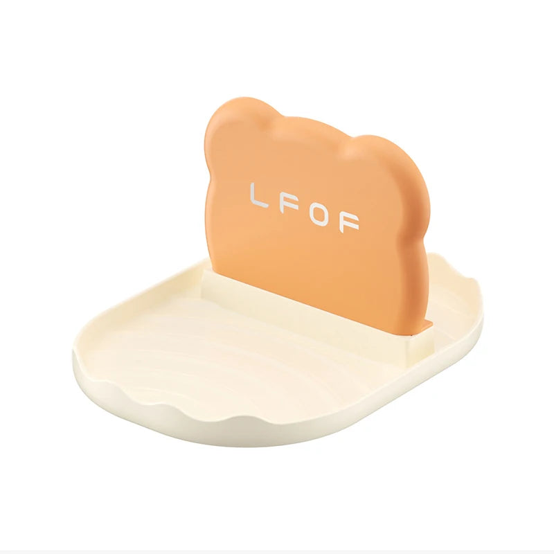 1 Piece Pot Lid Rack Stove Top Spoon Organizer Kitchen Countertop Heat Resistant Lid Holder Cute Cooking Utensil