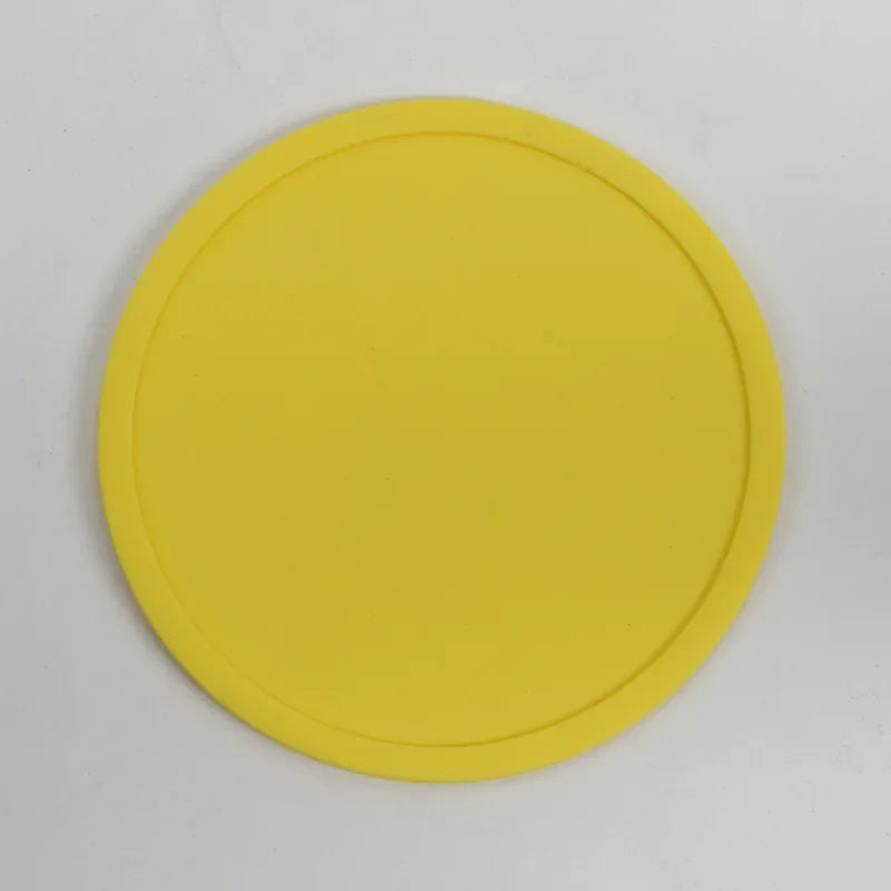 3.9 inches Anti-slip Silicone Coasters Heat Resistant Tea Cup Mat Lots Drink Coffee Mug Glass Beverage Holder Pad Kitchen Tool