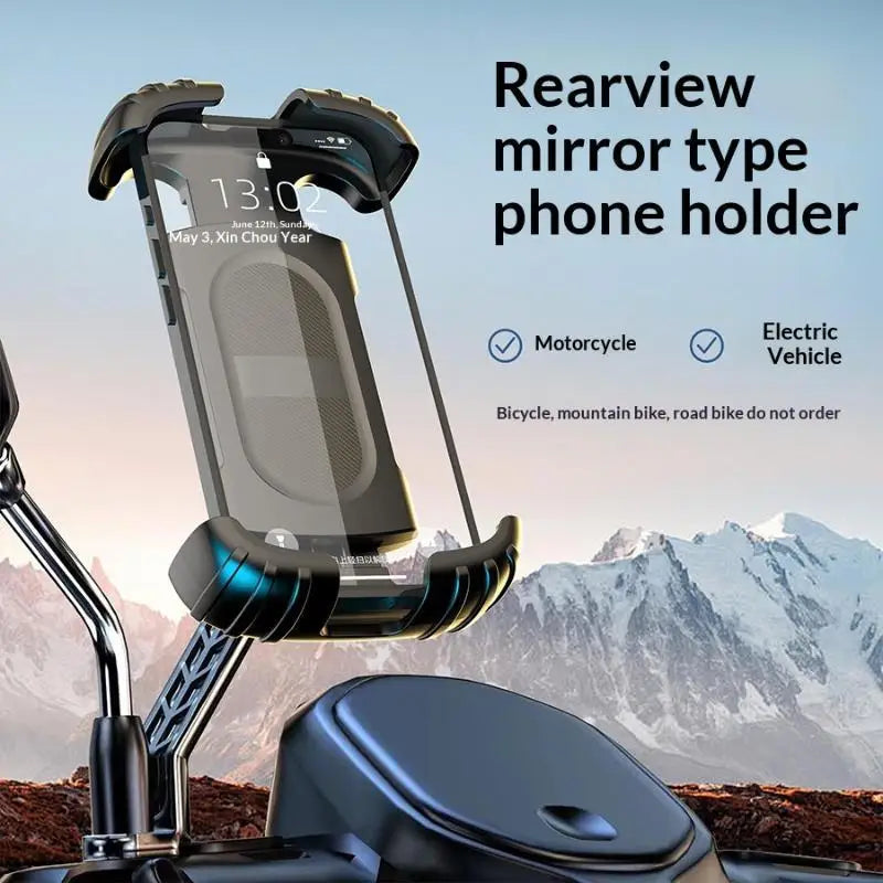 Motorcycle Mountain Bike Road Bike Stable And Adjustable 360 Rotatable Universal Mobile Phone Stand Supports