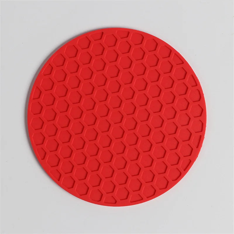 10/9cm Cup Coaster Silicone Cup Pad Slip Insulation Pad Cup Mat Hot Drink Holder Mug Stand Tasteless Home Kitchen Accessories