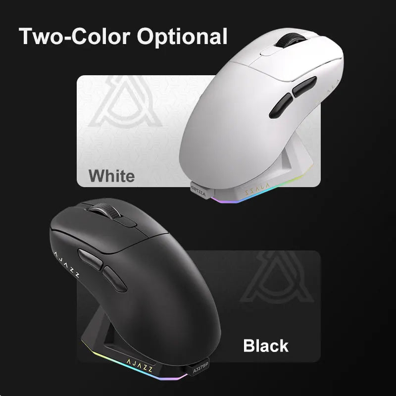 AJAZZ AJ179 Lightweight Wired And Wireless Mouse Ergonomic Macro Gaming Mouse Suitable For Personal Computers And Laptops