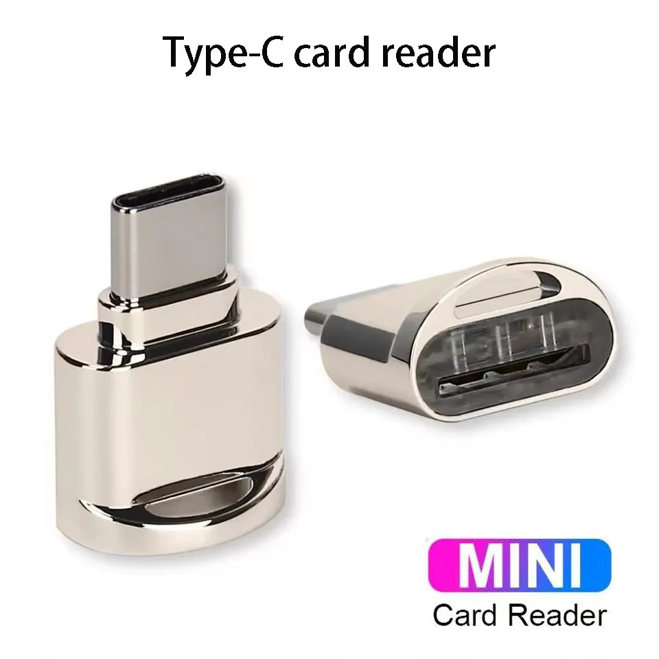 Type-C TF Mobile Card Reader Zinc Alloy USB 3.1 Type-C Huawei  Laptop Multi functional OTG Card Reader