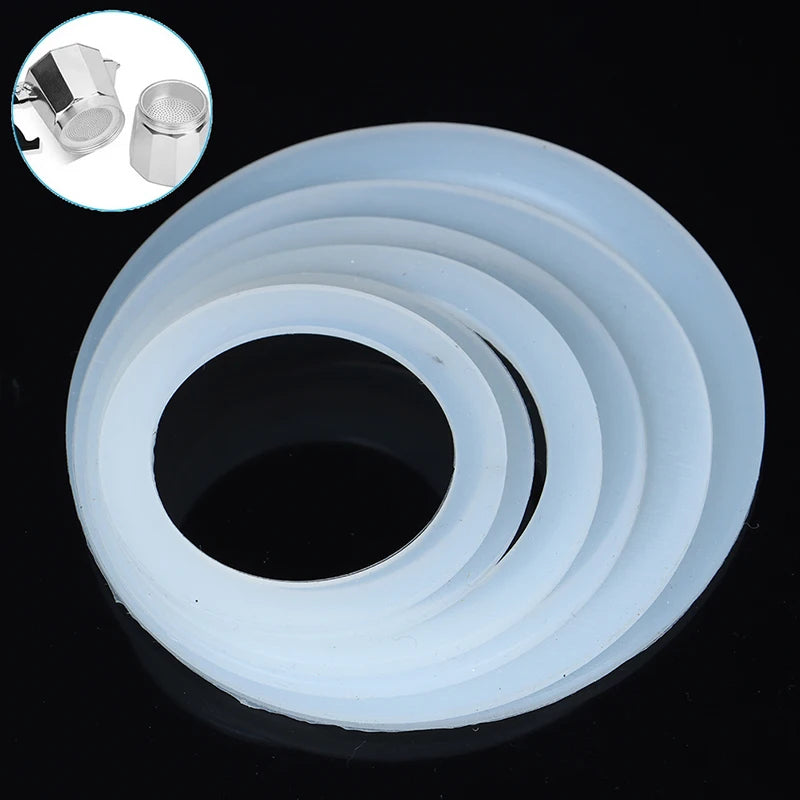 1PC Silicone Seal Flexible Gasket Ring For Moka Pot Espresso Kitchen Coffee Makers