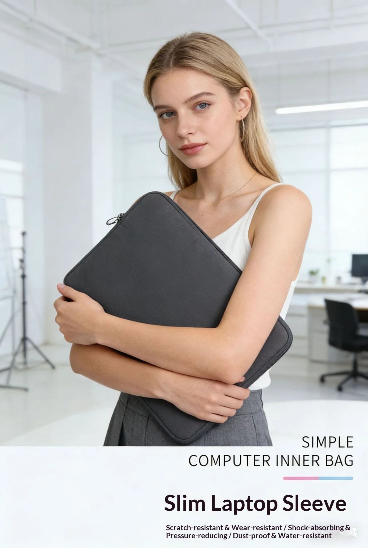 Laptop Inner Bag with Shock Resistant Foam Inner Bag 13-16 Inch MacBook Universal Portable Computer Bag