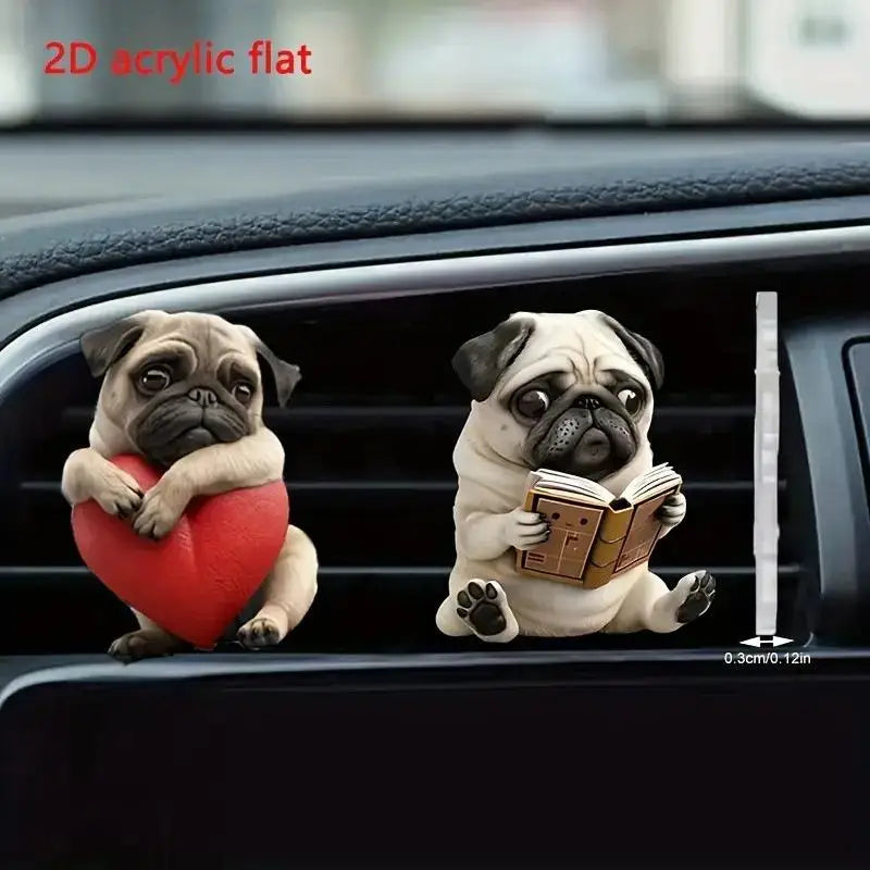 2D Diffuser Vent Outlet Perfume Clips for Aromatherapy, Air Freshener and Car Interior Decoration