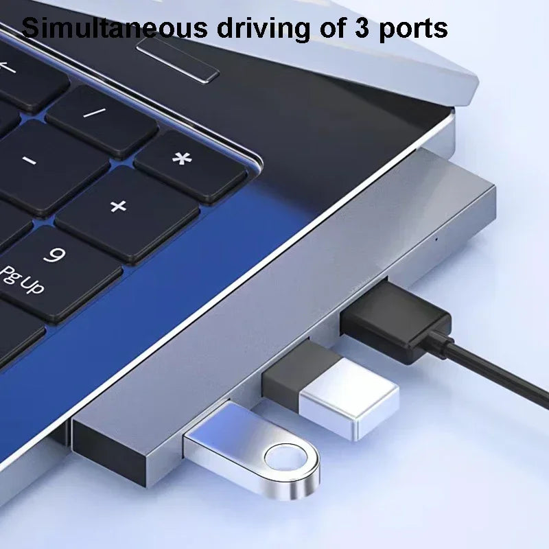 USB C Hub 3.0 Type C 3.1 Four-Port Multifunction USB OTG Adapter for Various Computer Devices