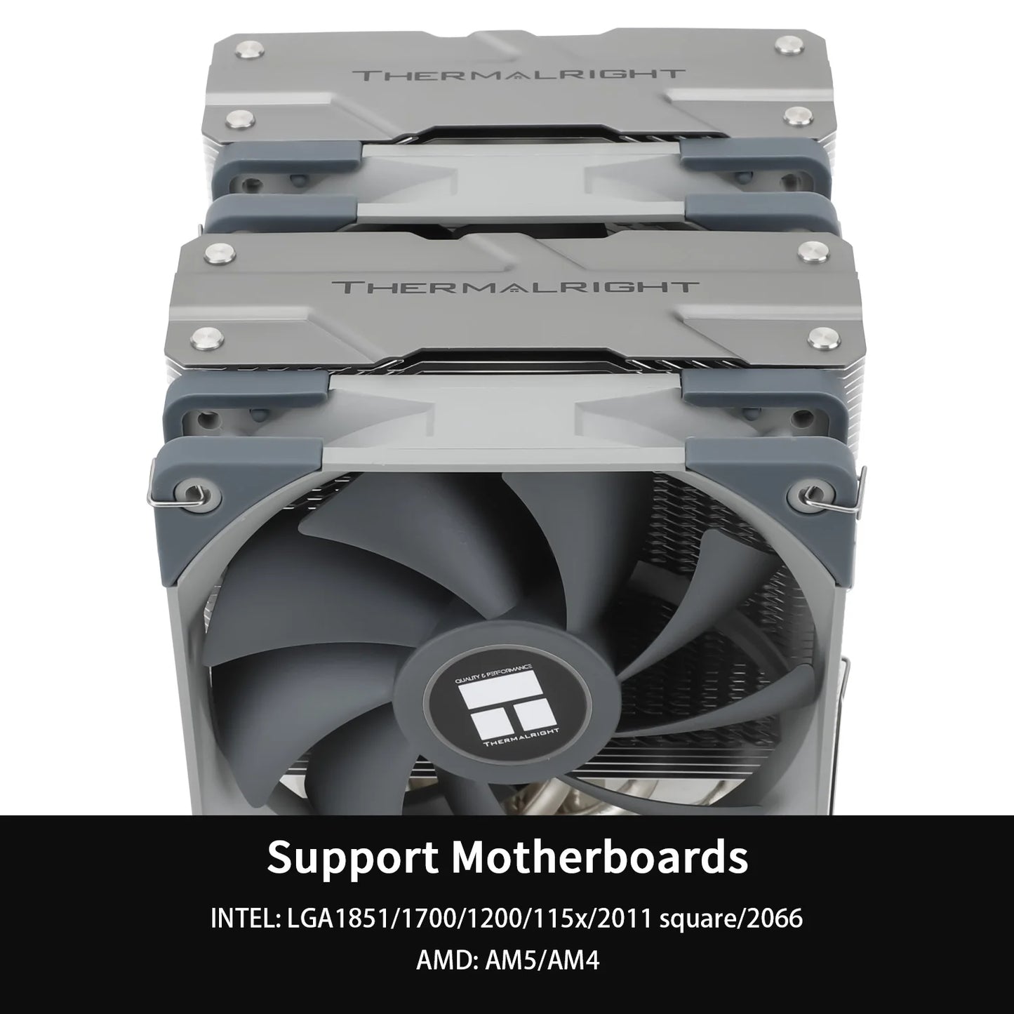 Thermalright Peerless Assassin 120 ARGB Digital Black CPU Air Cooler Supports LGA1851/1700/115X/1200/ AMD AM4/AM5