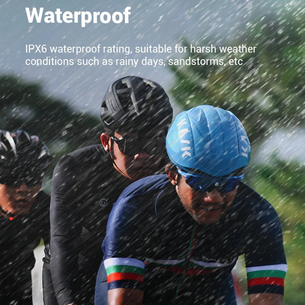 Kebidumei Motorcycle Helmet Headset Wireless Hands-free Call Kit Bluetooth 5.3 Waterproof MP3 Music Player Speaker Earphone