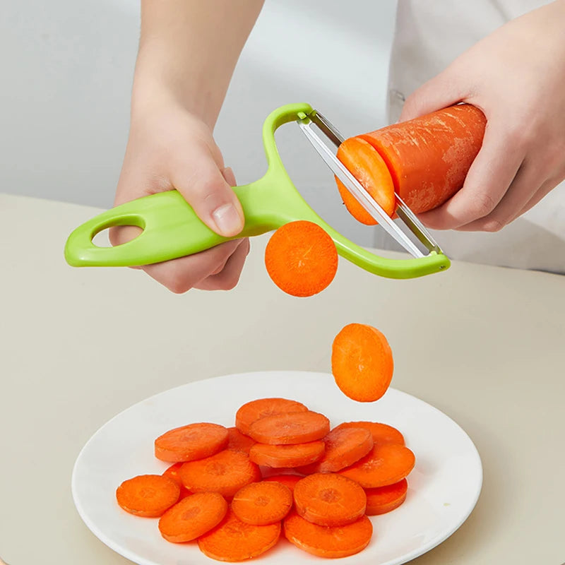 Peeler Vegetables Fruit Stainless Steel Cabbage Graters Salad Potato Slicer Kitchen Accessories Cooking Tools Wide Mouth