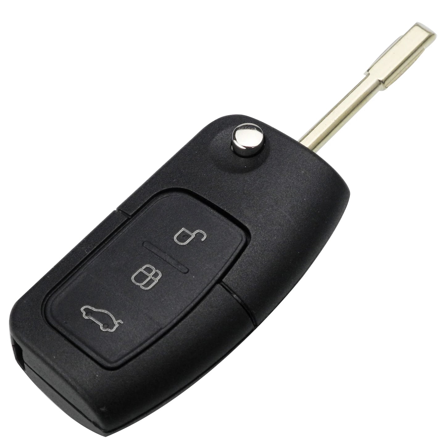 3 Button Modified Flip Folding Remote Key Shell for Ford Focus Fiesta C-Max S-Max Ka Mondeo Galaxy Fob Case HU101 FO21 Blade