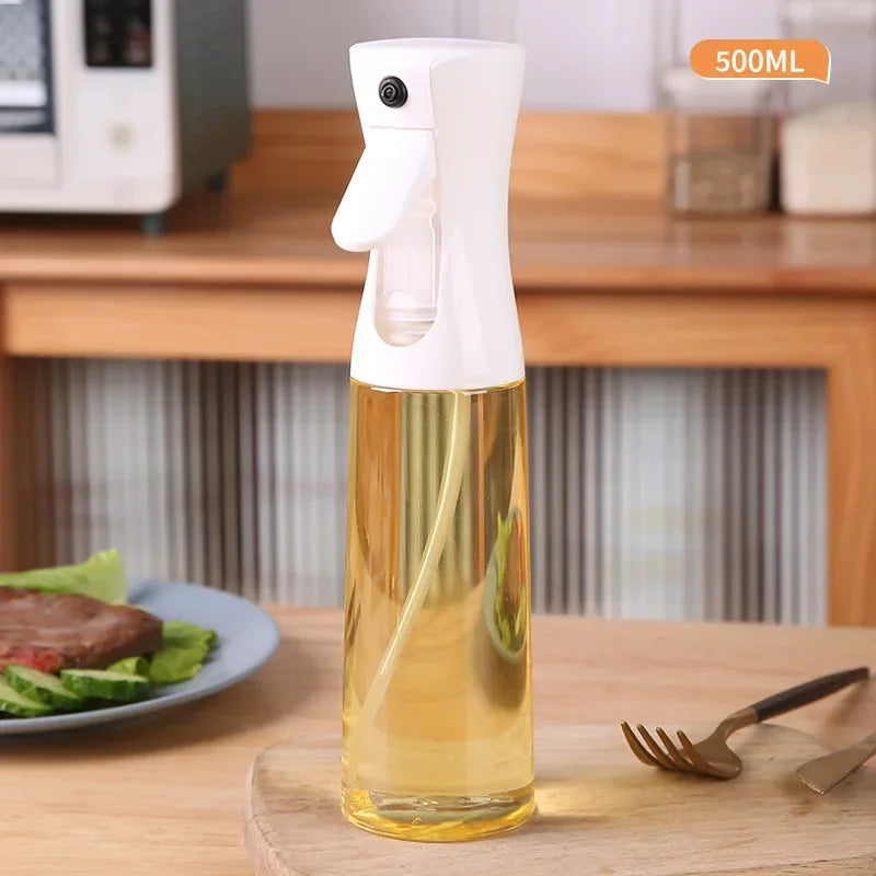 Household Use Oil Bottle Kitchen Home Outdoor Portable Spice Shaker Foggy Air Fryer Oil Kettle Things Spray Tools Gadgets Dining