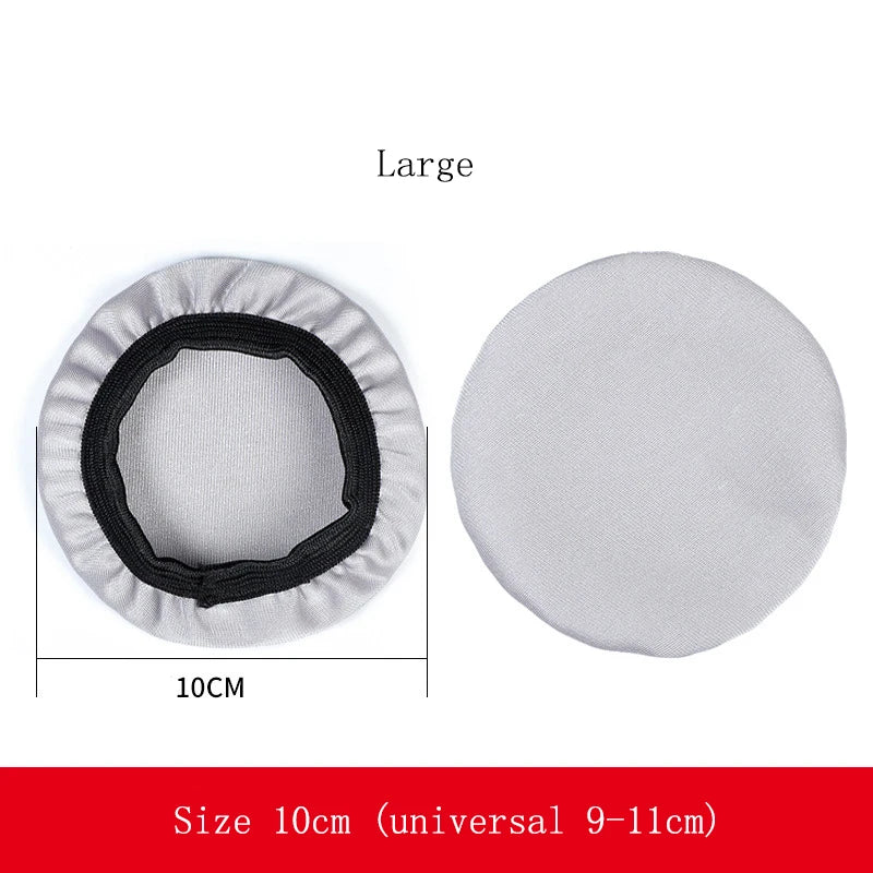 Reusable Hygienic Universal Soft Washable Headphones Elastic Protective Dust Proof Earpad Covers Non Woven Cloth Durable 1Pairs