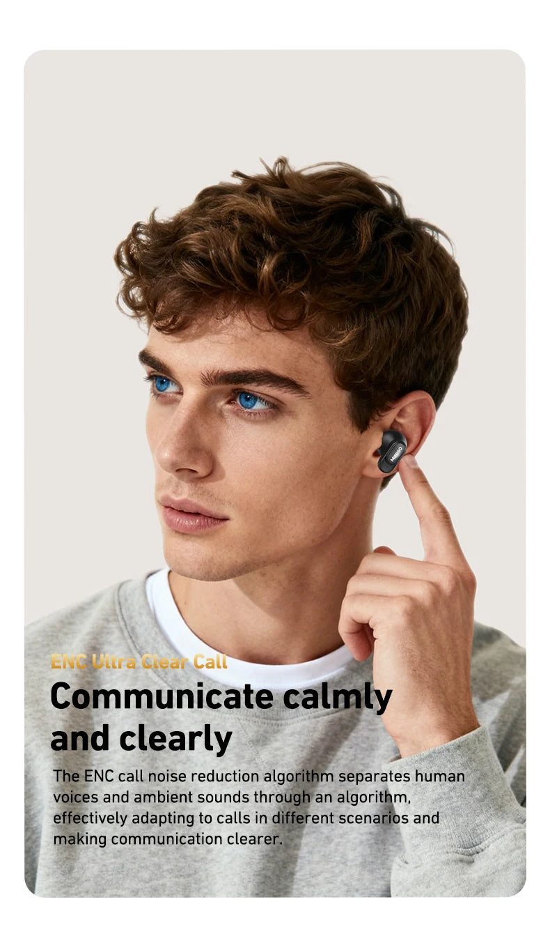 MINISO MS105 Bluetooth Earphone In-Ear Earbuds Soft Earbuds Wireless Headphones Waterproof IPX5