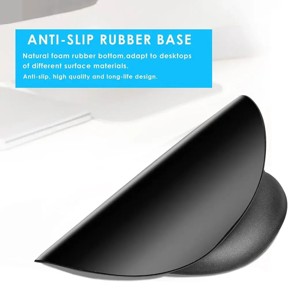 Ergonomic Wrist Rest Mouse Pad with Memory Foam - Non-Slip Gel Support Wrist Pad for Computer PC Laptop, Comfortable Office Desk Mat for Gaming & Work, Pain Relief Wrist Cushion