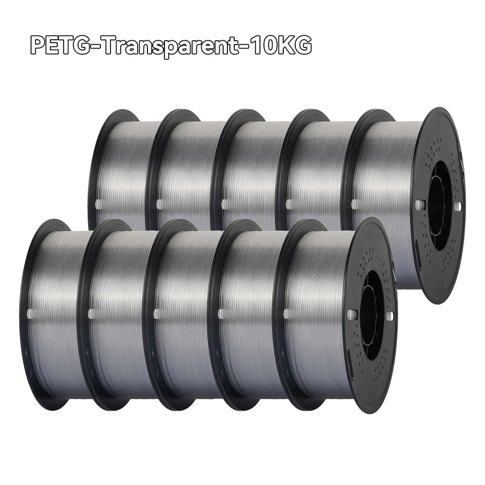 10KG 1.75mm PETG Filament Tangle-Free, High Quality 3D Printing Eco-friendly Plastic Consumables 22LBS, Vacuum Packaging 3D Printing