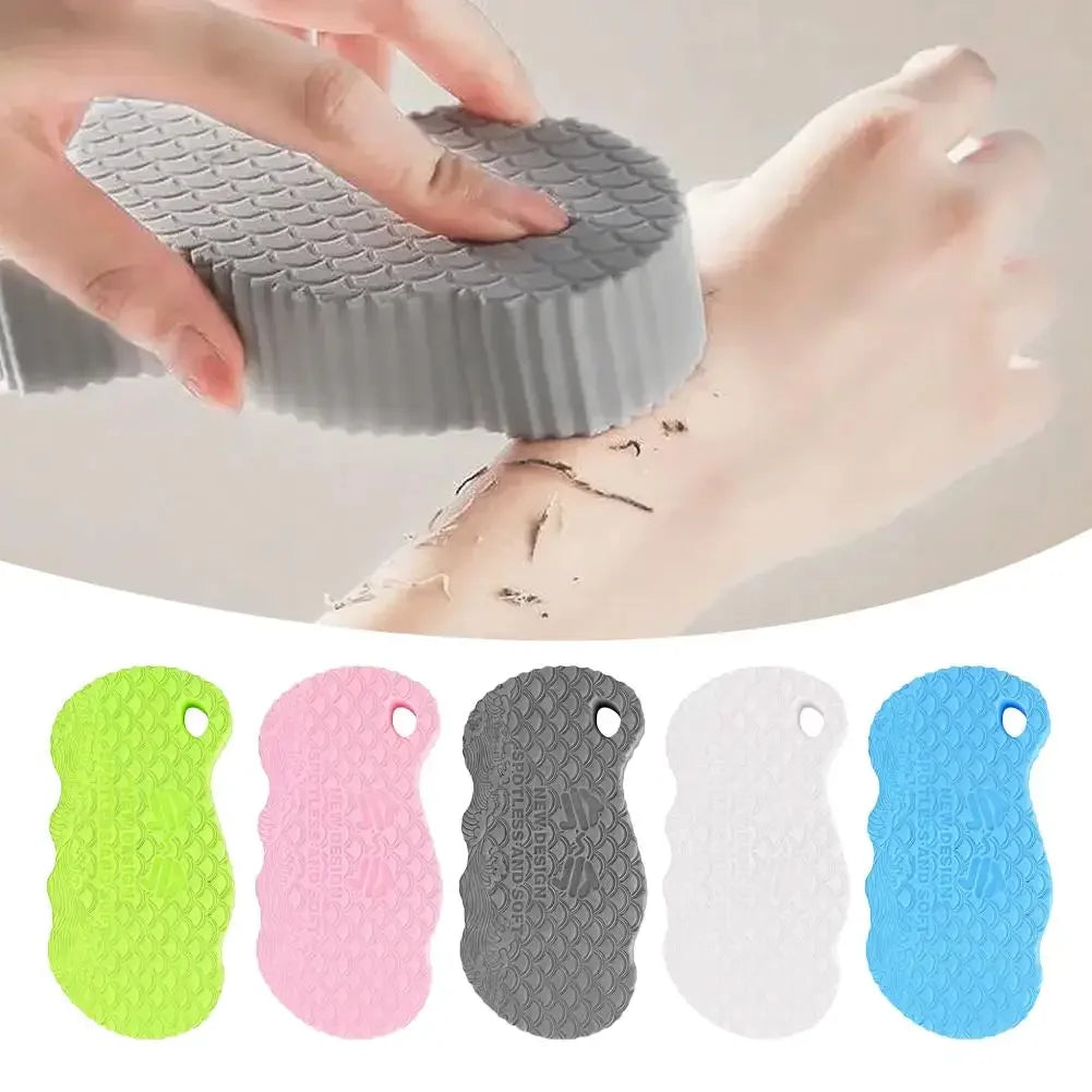 3D Magic Children Bath Sponge Body Exfoliating Dead Skin Sponge Massager Cleaning Shower Brushes Peeling Sponge Artifact