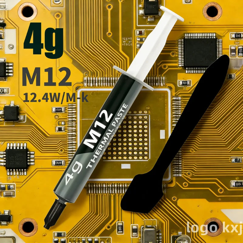 Thermal Paste Thermal Conductive Grease Paste 12.4 W/MK 1/4/8/15/30g For Game PC PS5 CPU GPU Cooling