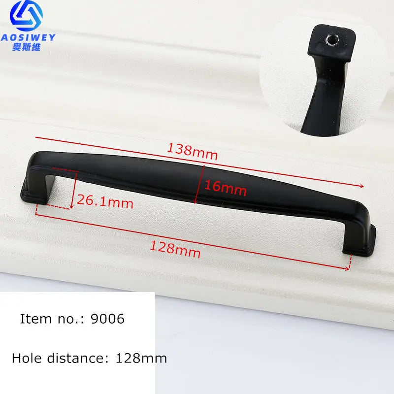 Black Handles for Furniture Cabinet Knobs and Handles Kitchen Handles Drawer Knobs Cabinet Pulls Cupboard Handles Knobs